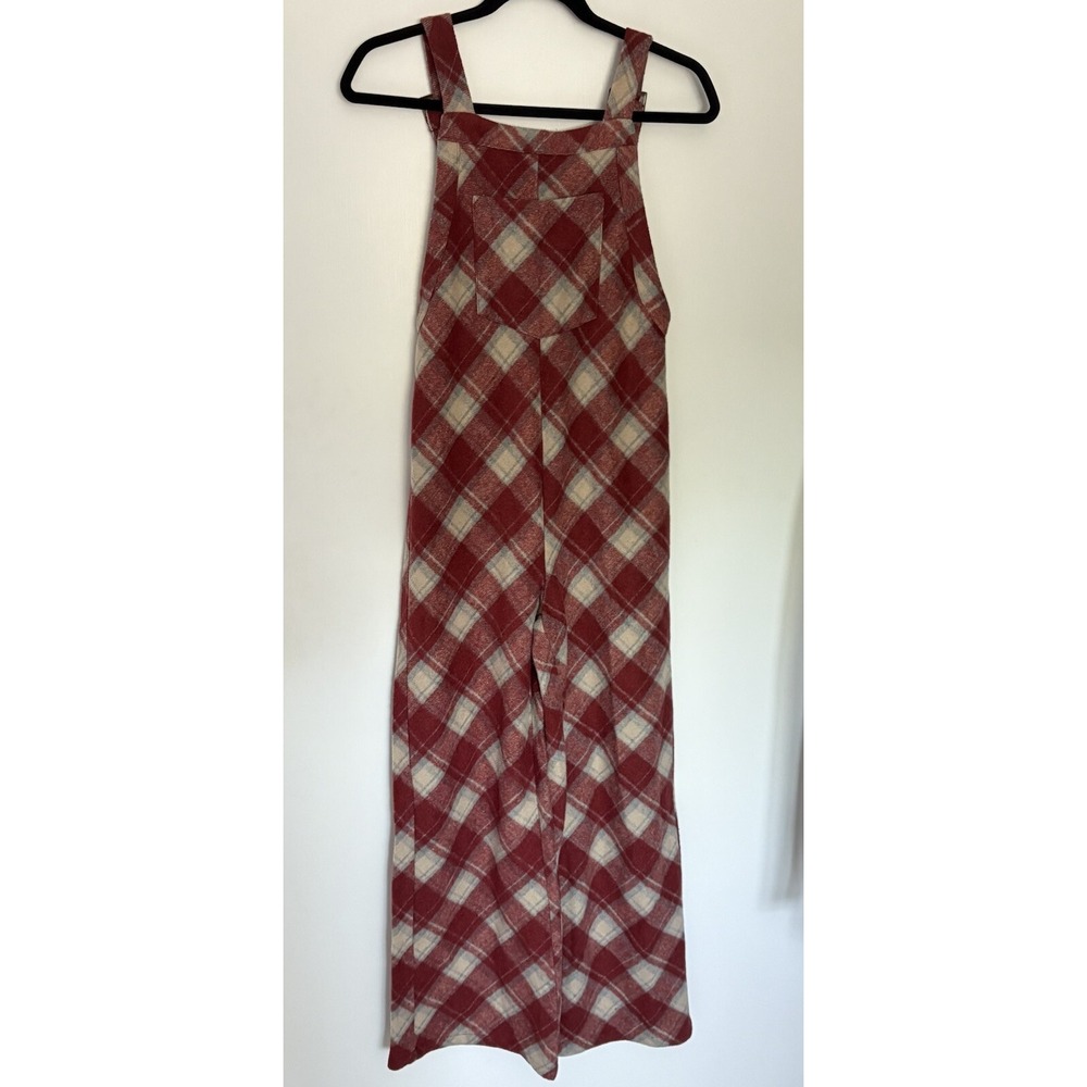 Cider Country Core Loose Fit Wide Leg Wool Like Lounge Overalls Trouser XS